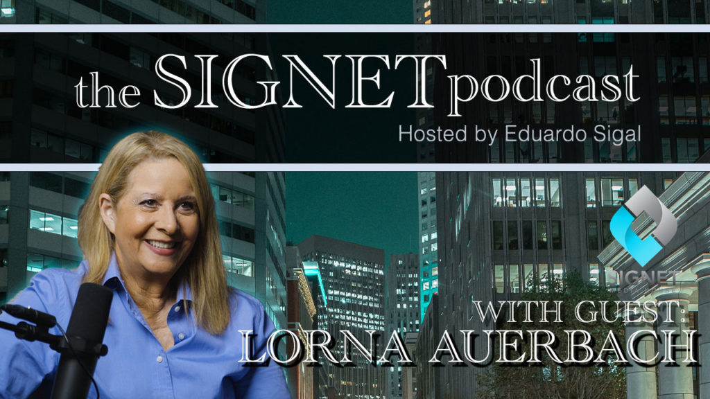 the signet podcast guest speaker, lorna auerbach